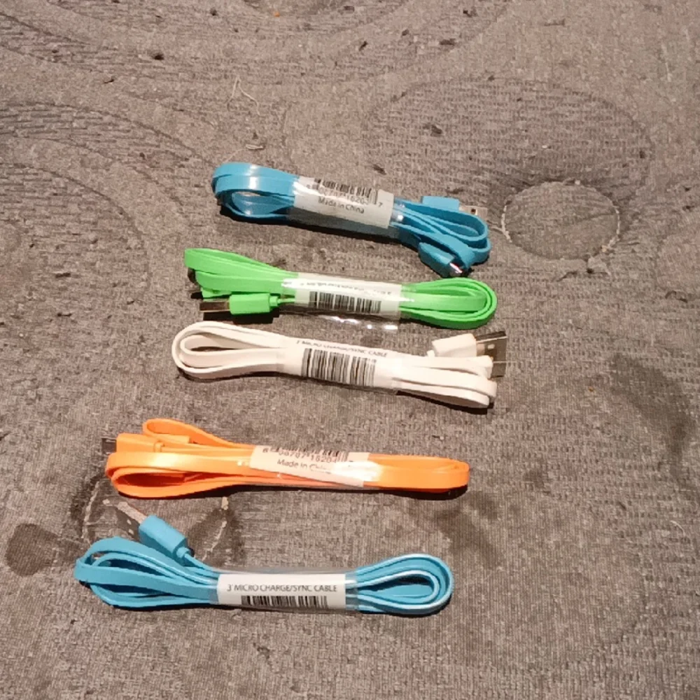 Colorful USB Charging Cables Set